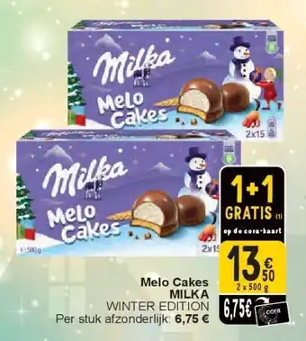 Cora Melo Cakes MILKA aanbieding