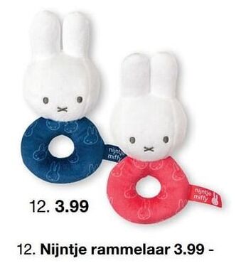 Zeeman Nijntje rammelaar aanbieding