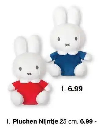 Zeeman Pluchen nijntje aanbieding