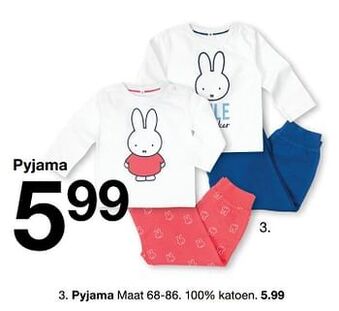 Zeeman Pyjama aanbieding