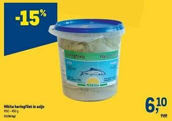 Makro Nikita haringfilet in azijn aanbieding