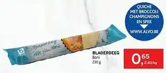 Alvo Bladerdeeg boni aanbieding