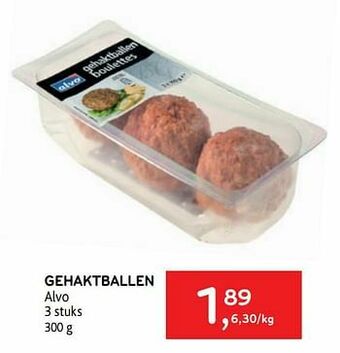 Alvo Gehaktballen alvo aanbieding