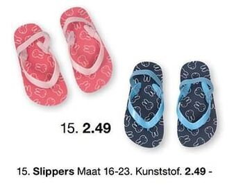 Zeeman Slippers aanbieding