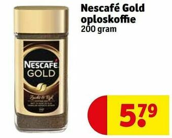 Kruidvat Nescafé gold oploskoffie aanbieding