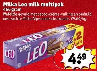 Kruidvat Milka leo milk multipak aanbieding