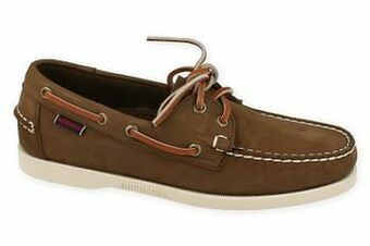 Berca Shoes Sebago Bootschoen Heren Portland Nubuk Dark Brown - Bruin aanbieding