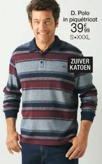 Damart Polo in piquétricot aanbieding