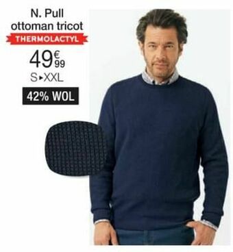 Damart Pull ottoman tricot aanbieding