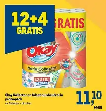 Makro Okay collector en adapt huishoudrol aanbieding