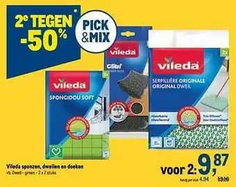 Vileda dweil - groen