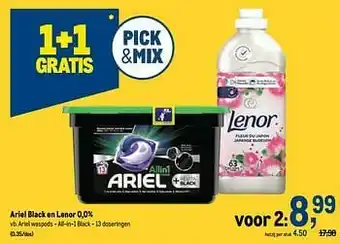 Makro Ariel waspods - all-in-1 black aanbieding