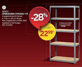 Brico Opbergrek strong 175 aanbieding