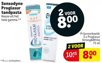 Kruidvat Sensodyne Proglasur tandpasta aanbieding
