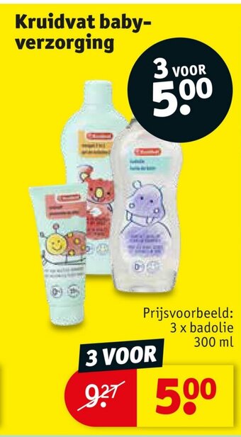Kruidvat Kruidvat baby verzorging aanbieding