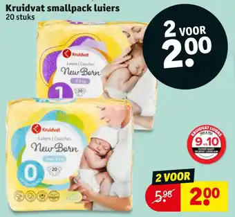 Kruidvat Kruidvat smallpack luiers aanbieding