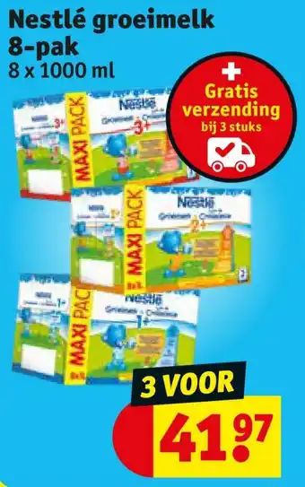 Kruidvat Nestlé groeimelk 8-pak aanbieding