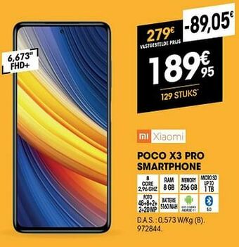 Electro Depot Xiaomi poco x3 pro smartphone aanbieding