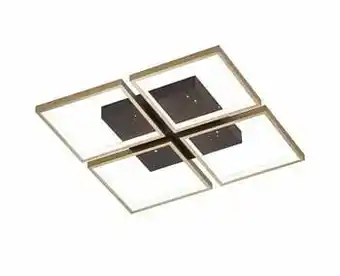 Zelfbouwmarkt Plafondlamp 4x Led 11w - Roestkleurig/bruin aanbieding