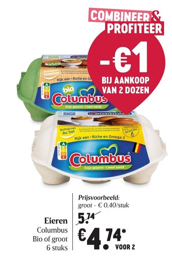 Delhaize Eieren aanbieding