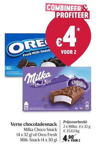 Delhaize Verse chocoladesnack aanbieding