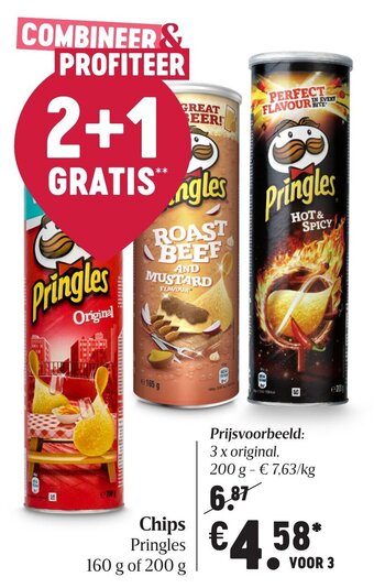 Delhaize Pringles Chips aanbieding