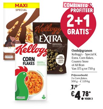 Delhaize Ontbijtgranen aanbieding