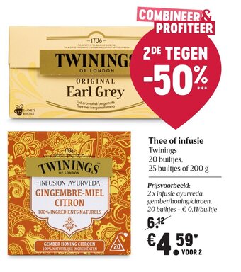 Delhaize Thee of infusie aanbieding