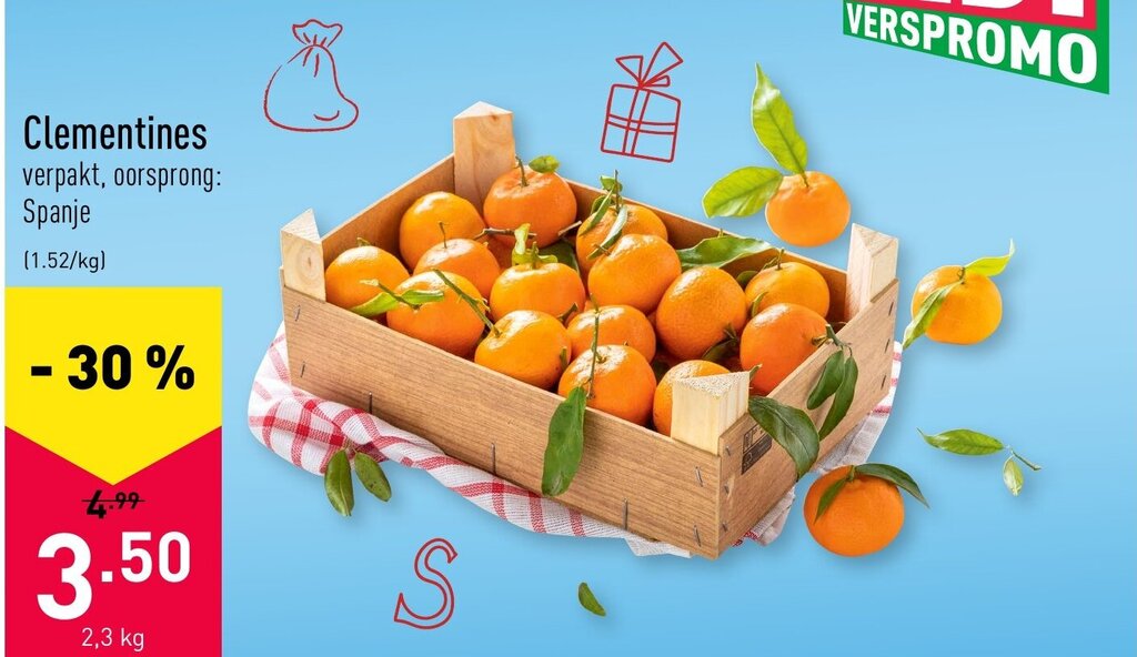 Clementines promotie bij ALDI