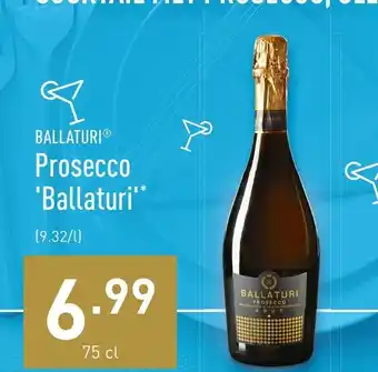 ALDI Prosecco Ballaturi 75cl aanbieding