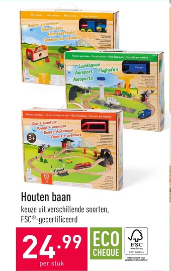ALDI Houten baan aanbieding