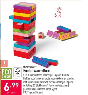 ALDI Houten wankeltoren aanbieding