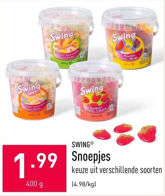 ALDI Snoepjes 400g aanbieding