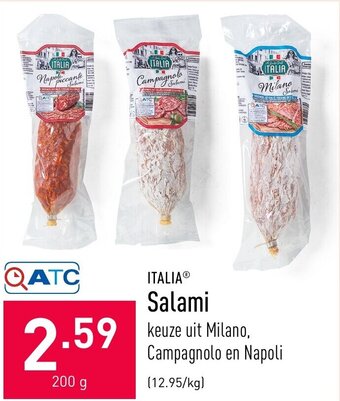 ALDI Salami 200g aanbieding