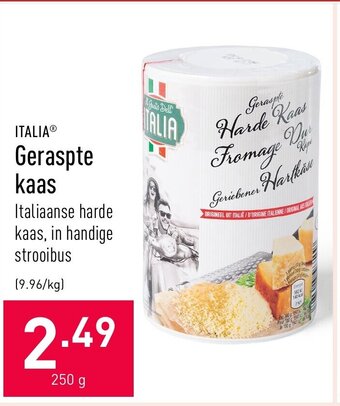 ALDI Geraspte kaas 250g aanbieding
