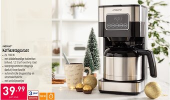 ALDI Koffiezetapparaat aanbieding