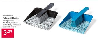 ALDI Vuilblik met borstel aanbieding