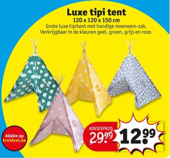 Kruidvat Luxe Tipi Tent aanbieding