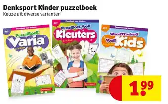 Denksport Kinder puzzelboek