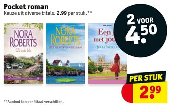 Kruidvat Pocket roman aanbieding