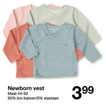 Zeeman Newborn vest aanbieding