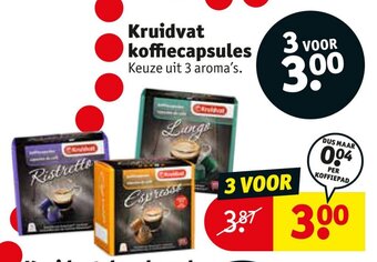 Kruidvat Kruidvat koffiecapsules aanbieding