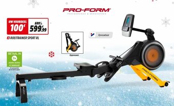 PRO-FORM Roeitrainer Sport RL