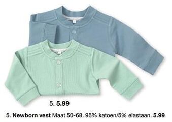 Zeeman Newborn vest aanbieding