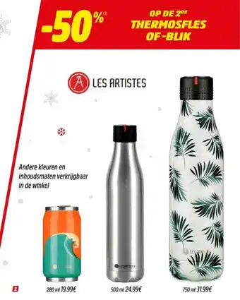 Les Artistes Thermosfles of -bleek - 280ml