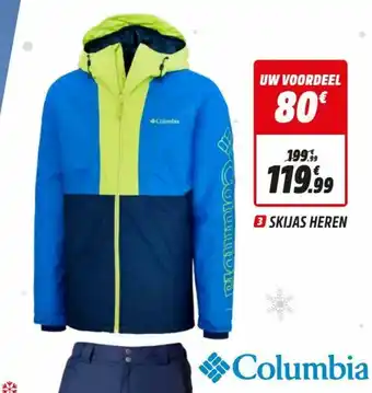 Intersport Columbia Skijas heren aanbieding