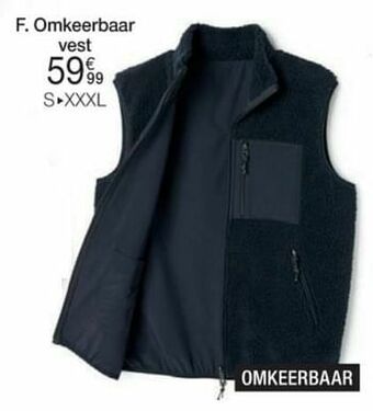 Damart Omkeerbaar vest aanbieding