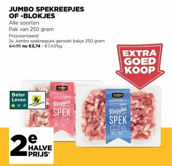 Jumbo Jumbo Spekreepjes of -blokjes 2*250g aanbieding