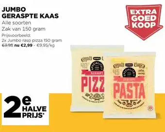 Jumbo Jumbo Geraspte kaas 2*150g aanbieding