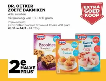 Jumbo Dr. Oetker Zoete bakmixen 2*180-460g aanbieding